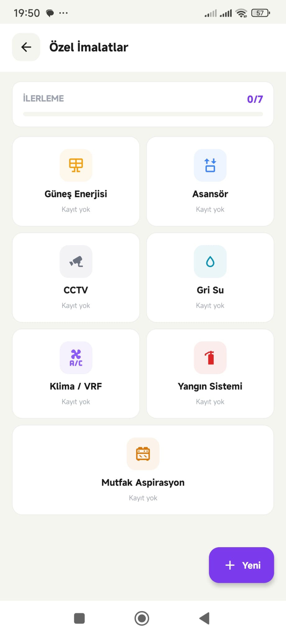 Özel İmalatlar Ekran Görüntüsü